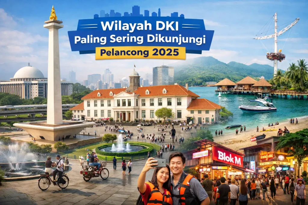 Ini Wilayah DKI Jakarta yang Paling Sering Dikunjungi Pelancong pada 2025