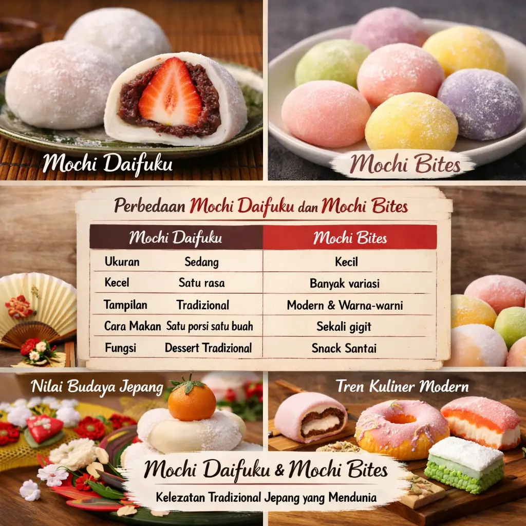 Tips Membuat Mochi Daifuku dan Mochi Bites Kelezatan Tradisional Jepang yang Mendunia