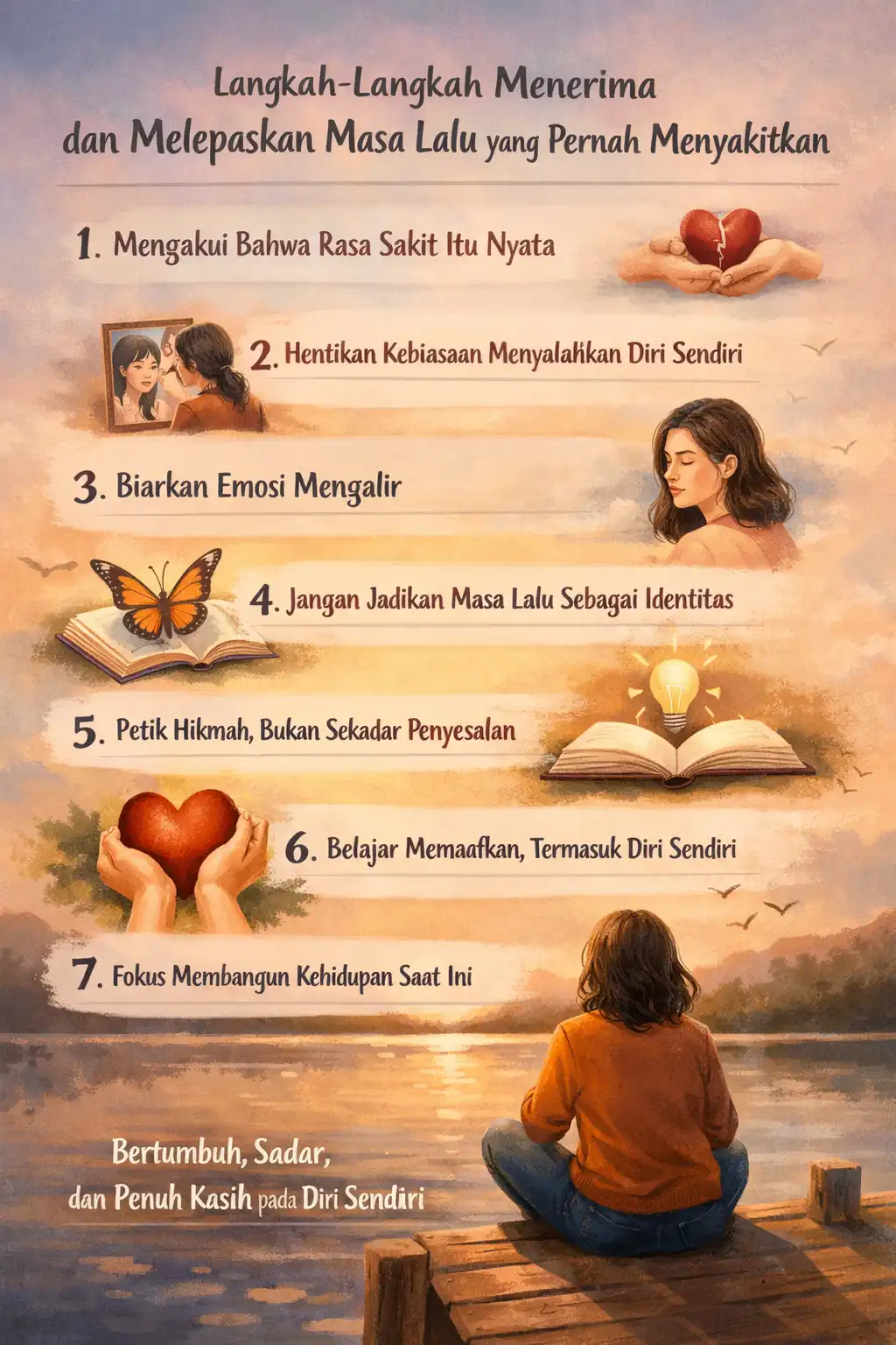 Langkah-Langkah Menerima dan Melepaskan Masa Lalu yang Pernah Menyakitkan